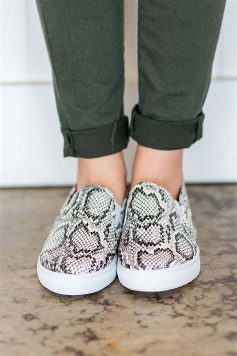 white snakeskin sneakers
